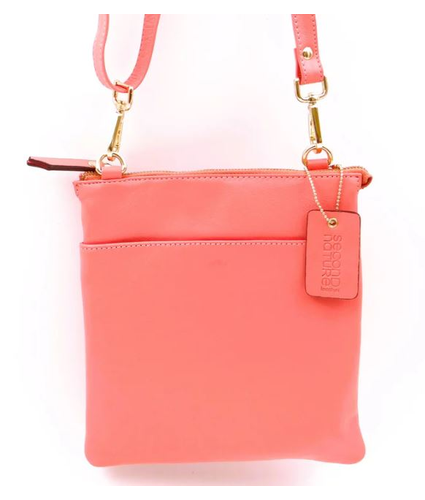 Soft Coral Flame shoulder Bag