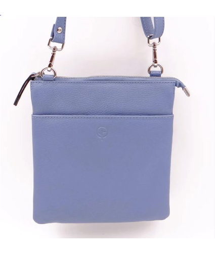 Soft Shoulder bag in Blue Mist