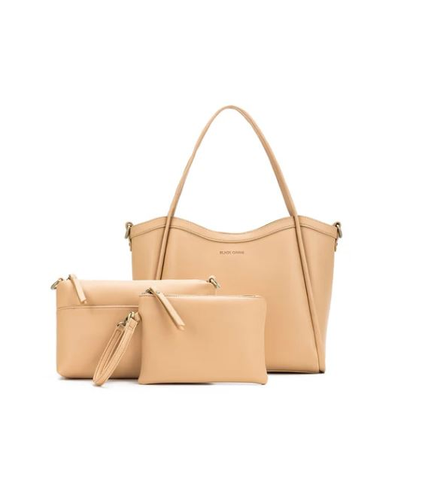 Giulia Sand Medium Tote Handbag Set