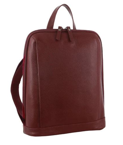 Napa Leather Cabernet Backpack Bag