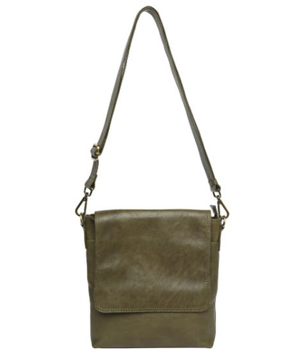 Leather Satchel Khaki