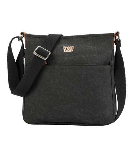 Classic Small Zip Top Shoulder Bag - Black Wash