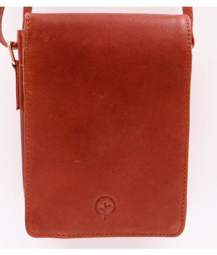 Crossbody Small Leather Bag Tan