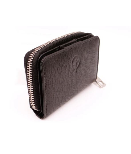 Black Medium Coin & Card Wallet
