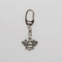 Bee 3D Pewter Keyring