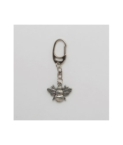 Bee 3D Pewter Keyring
