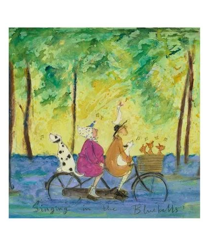 Singing Bluebells Art