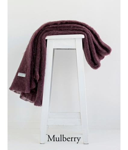 Mulberry NZ Mohair Knee Throw