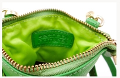 Green Apple Small Pouch Cross Body Leather Bag