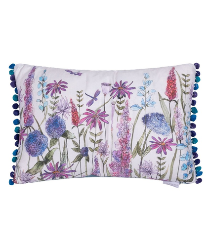 Florabunda Bluebell Cushion by Voyage Maison