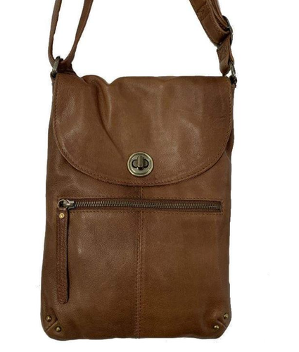 Tayla Leather Bag Brown 