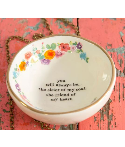 Giving Trinket Bowl Sister Friend