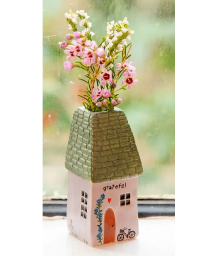 House Bud Vase Grateful