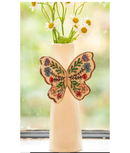  Bud Vase Butterfly LGE