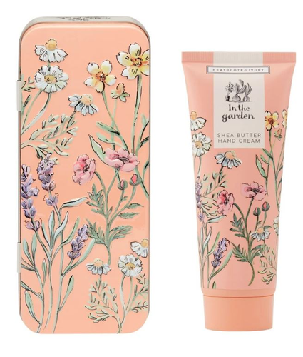 In The Garden Hand Cream in Embossed Tin
