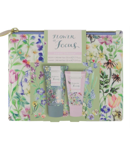 Flower of Focus Washbag hand and Body cream