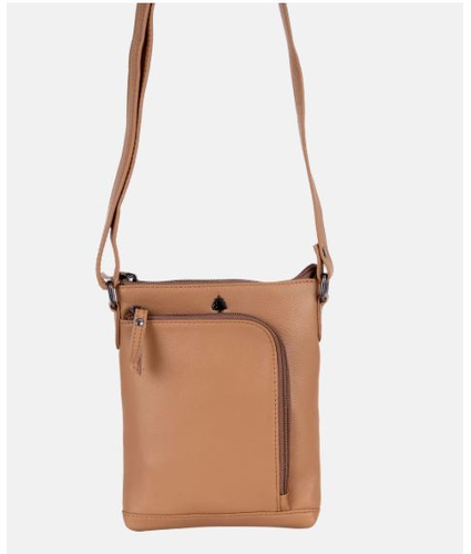 Leather Tan Crossbody bag