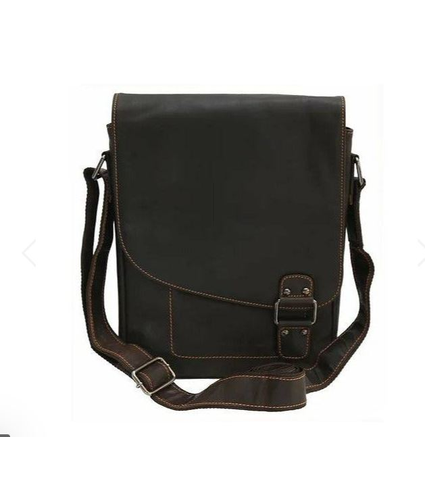 Leather Brown Compact Messenger bag