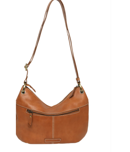 Leather Tobacco Saddle Bag