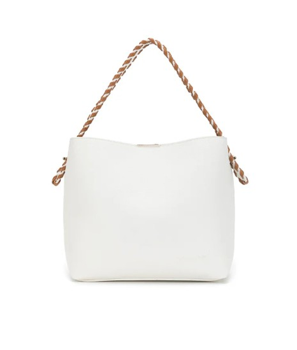 Shoulder/Crossbody Bag White/Tan