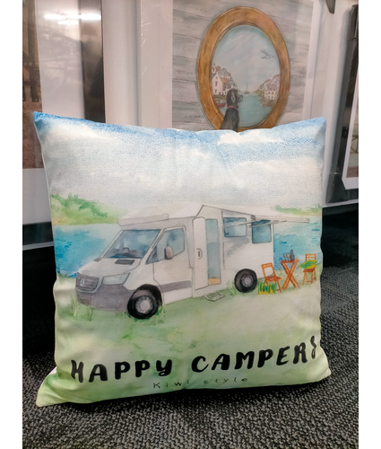 ON SALE Happy Camper Van Cushion