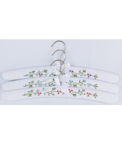 Geranium Padded Coathangers