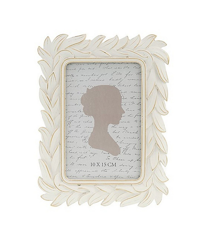 Cream Coloured Ornate 4x6 Photo Frame