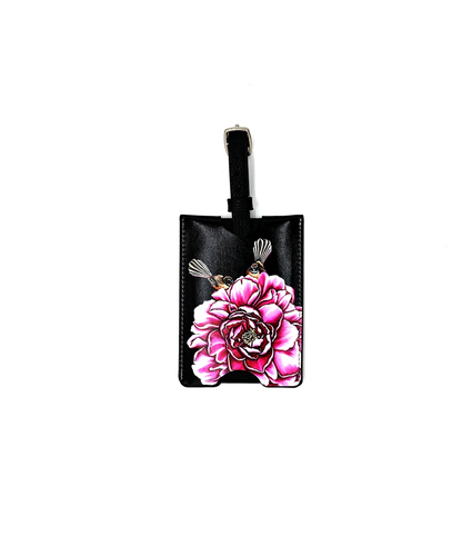 Leather Luggage Tag NZ Artwork