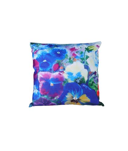 Pansies Painting Cushion