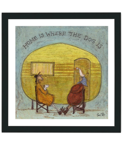 Sam Toft Home is Where the Dog Is 40cm x 40cm
