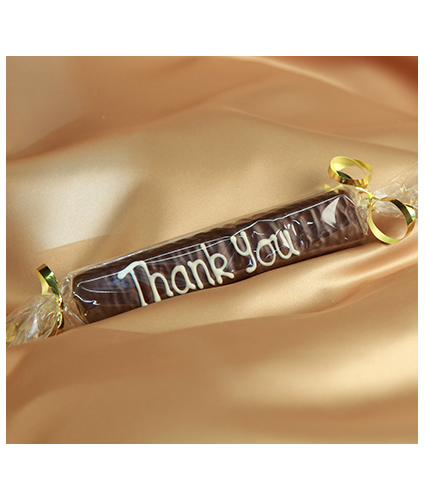 Chocolate Coated Irish Cream Fudge Message Bar Thank You