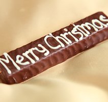 Merry Christmas Irish Cream Fudge Bar