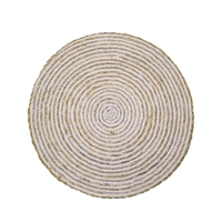 Placemat Round Simply White
