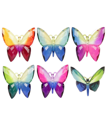 Butterfly acrylic rainbow butterfly Hanging