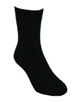 NZ Possum Merino Fine Dress Socks Black XL