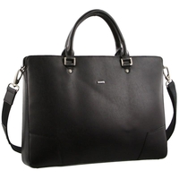 Structured Leather Laptop Bag