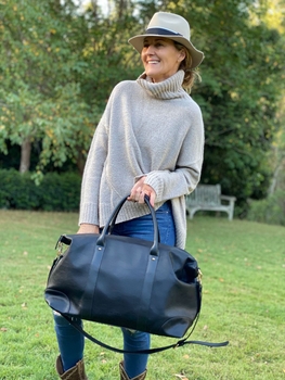 Alexis Black Travel Bag-bags-Tessa Mae's with Attitude | Gifts and Homewares | Mapua NZ