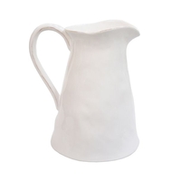 Primitif Large White Pitcher (Jug)