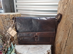 Jacob Leather Brown Satchel Bag