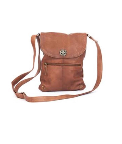 Tayla Leather Bag Brown 