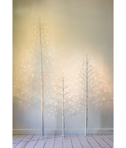 90cm White LED Tree