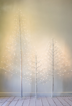White LED Tree 60cm-lighting-Tessa Mae's with Attitude | Gifts and Homewares | Mapua NZ