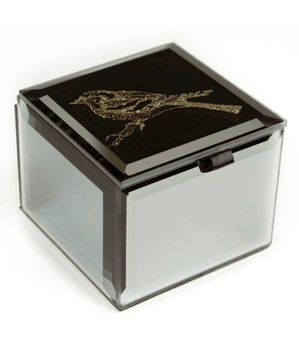 Finch Bling Mirrored Trinket Box 