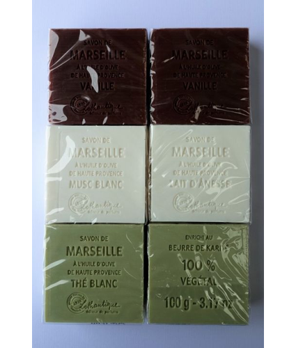 Marseille Soap gift wrapped Tea