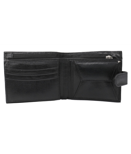 Italian Leather Wallet Black