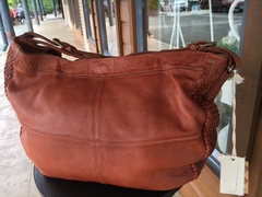Myla Cognac Weave Bag