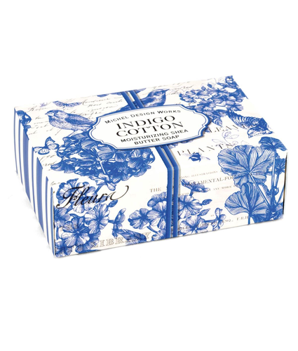 Indigo Cotton Boxed Soap