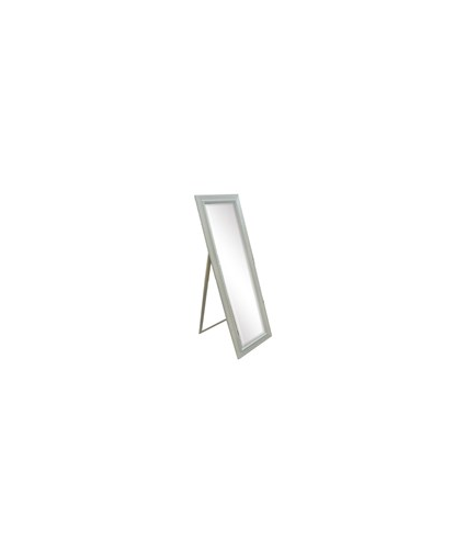 White Twist Cheval Mirror