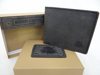 Leather Mens Wallet - Grey Sand BC12-gift-ideas-Tessa Mae's with Attitude | Gifts and Homewares | Mapua NZ