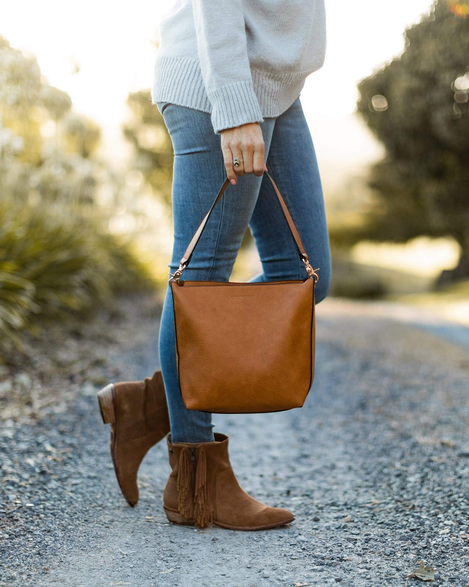 Charlie Shoulder Bag Nutmeg BagsLadies Tessa Maes Gifts and